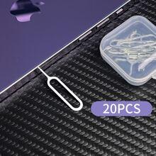 SIM Card Removal Opening Tool Tray Eject Pins Needle Opener Ejector Compatible With All IPhone Apple IPad HTC Samsung Galaxy Cell Phone Smartphone Wat