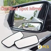 1 Pair Car Blind Spot Mirror, Car Rearview Mirror Square Mirror, Adjustable Wide Angle Rear View Mirror Adjustable Wide Angle Convex Mirror