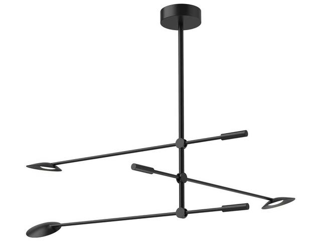 Rotaire Black Linear Chandelier