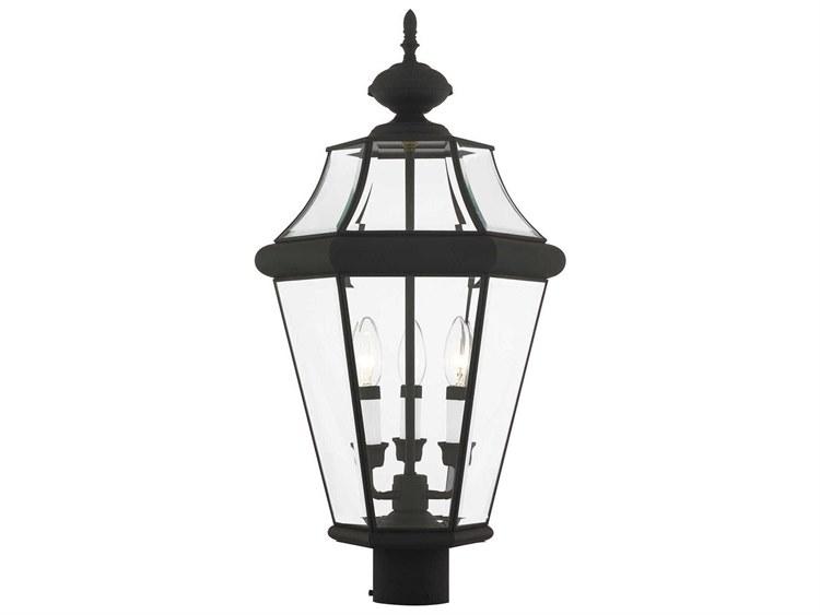 Livex Lighting Georgetown 3 - Light Outdoor Wall in Black