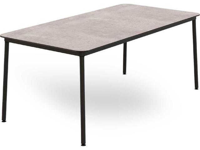 Resol Hub Rectangular Dining Table 70x35 Cement