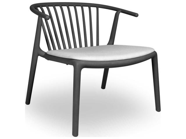 Woody Upholstered Lounge Chair Dark Grey Linen Price Includes 2