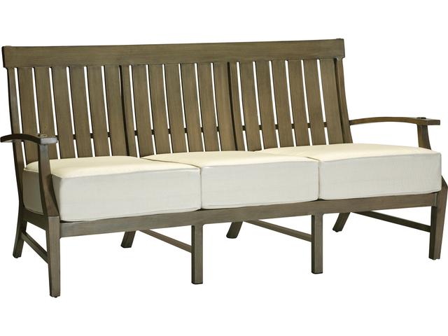 Croquet Aluminum Outdoor Patio Sofa with Cushion