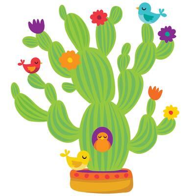 A Sharp Bunch Giant Cactus Bulletin Board Set By Ek | Michaels®