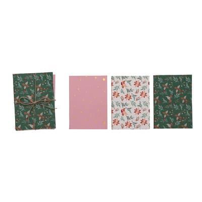 Hello Honey® 5" x 7" Handmade Recycled Paper Soft Cover Notebooks Set with Patterns | Michaels®