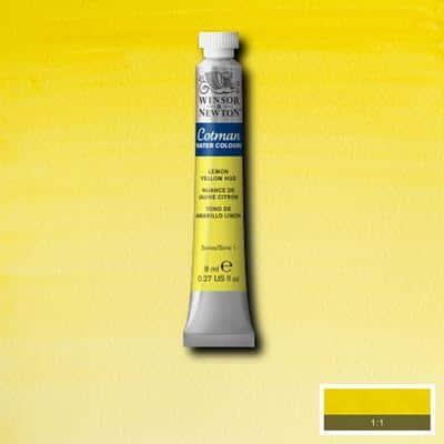Winsor & Newton® Cotman® Watercolor, 8 ml Paint in Lemon Yellow Hue | 8 fl oz | Michaels®