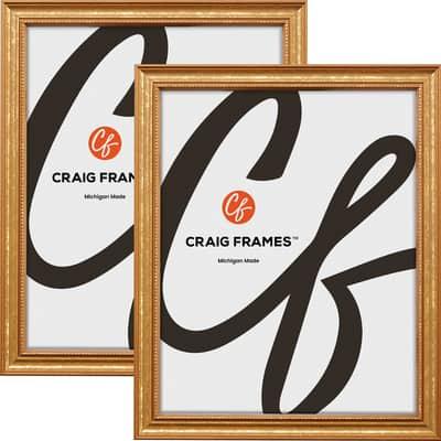 2 ct Craig Frames Stratton Aged Gold Picture Frame | 11" x 14" | Michaels®
