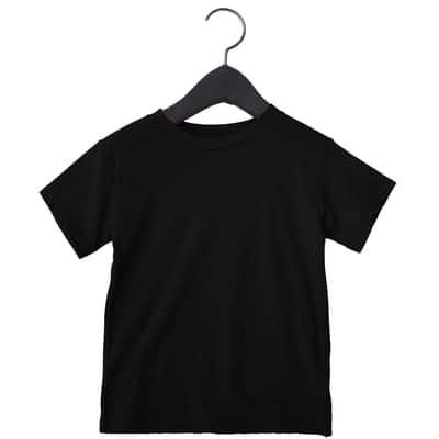 BELLA+CANVAS® Short-Sleeve Toddler T-Shirt in Black | 2T | Michaels®