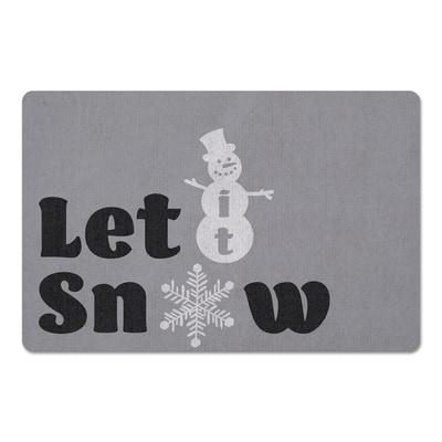 Let It Snow Snowman Floor Mat By Designs Direct | 18" x 27" | Michaels®