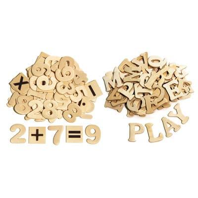 Creativity Street® Letters and Numbers in Natural Wood | 1.5" | Michaels®