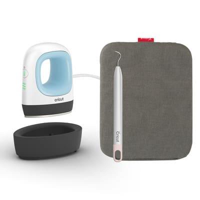 Cricut EasyPress Mini™ + Mat & Weeder Bundle in Zen Blue | Michaels®
