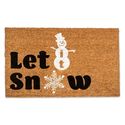 Let it Snow Snowman Doormat By Designs Direct | 30" x 18" | Michaels®
