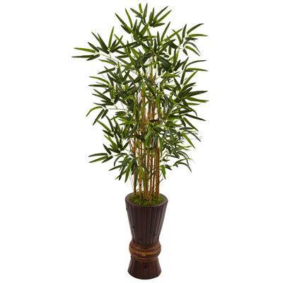 4.5Ft Bamboo Tree in Bamboo Planter By Nearly Natural in Green | 4.5 ft | Michaels®