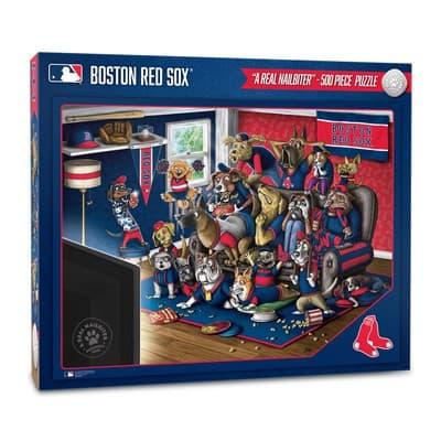 MLB Purebred Fans A Real Nailbiter 500 Piece Puzzle By Youthefan in Boston Red Sox | 18" x 24" | Michaels®