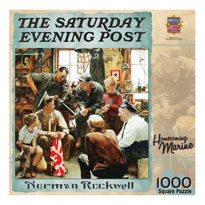 MasterPieces® The Saturday Evening Post Homecoming Marine™ 1, 000 Piece Jigsaw Puzzle By Masterpieces Puzzles | 25" x 25" | Michaels®