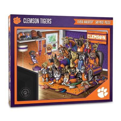 College Football Purebred Fans A Real Nailbiter 500 Piece Puzzle By Youthefan in Clemson Tigers | 18" x 24" | Michaels®