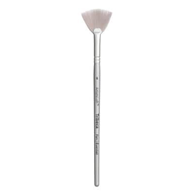 Tribeca Synthetic Short Handle Fan Brush by Artist's Loft™ Paint in Silver | 6 | Michaels®