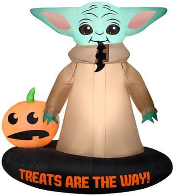 5.5Ft Airblown® Inflatable Halloween Star Wars The Child with Jack-O-Lantern By Gemmy Industries | 5.5 ft | Michaels®