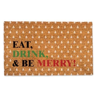 Eat Drink & Be Merry Doormat By Designs Direct | 30" x 18" | Michaels®