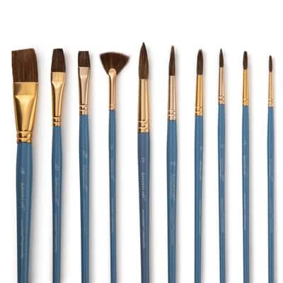Necessities™ Brown Synthetic Brush Set by Artist's Loft™ Paint in Null | Michaels®