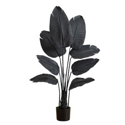 4Ft Artificial Halloween Black Travelers Palm Tree By Nearly Natural | 18" x 18" x 48" | Michaels®