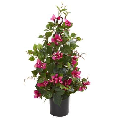 2Ft Potted Bougainvillea Climbing Plant By Nearly Natural in Green/Pink | 2 ft | Michaels®