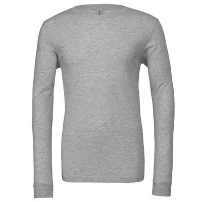 BELLA+CANVAS® Long Sleeve Unisex Athletic Jersey T-Shirt in Athletic Heather | 3XL | Michaels®