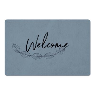 SS Welcome Floor Mat By Designs Direct in Blue | 27" x 18" | Michaels®