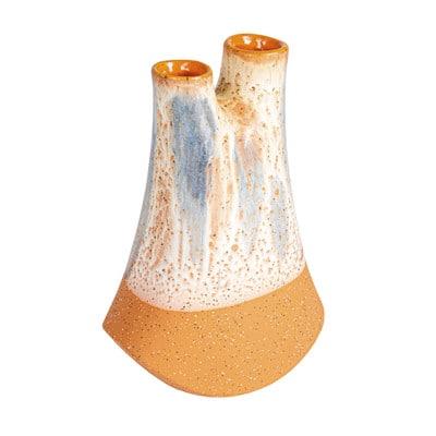 Hello Honey® 8" Multicolor Chromatic Harmony Stoneware 2 Opening Vase | Michaels®