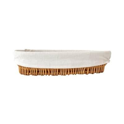 13.75" Willow Oval Cloth-Lined Bread Basket by Ashland® in Null | Michaels®