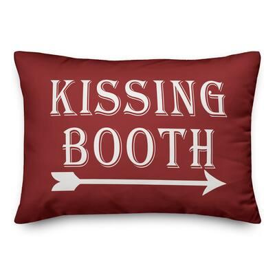 Kissing Booth Throw Pillow By Designs Direct in Red/White | 14" x 20" | Michaels®