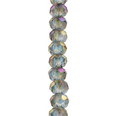Gray Glass Faceted Rondelle Beads by Bead Landing™ | 8 mm | Michaels®