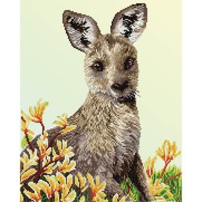 Diamond Dotz® Kangaroo & Kangaroo Paw Diamond Painting Kit | 20.08" x 16.14" | Michaels®