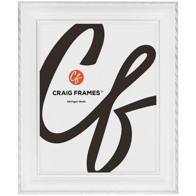 Craig Frames Victoria White & Silver Picture Frame in White/Silver | 15" x 24" | Michaels®