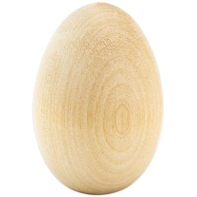 Hygloss® 2.5" Wooden Eggs, 12ct. | 1.75" x 1.75" x 2.5" | Michaels®