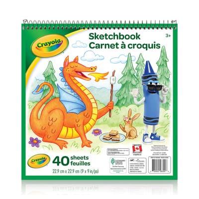 Crayola® Heavyweight Drawing Paper Sketchbook in White | 9" x 9" | Michaels®