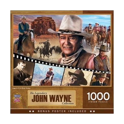 Legend of the Silver Screen John Wayne 1, 000 Piece Jigsaw Puzzle By Masterpieces Puzzles | 26.75" x 19.25" | Michaels®