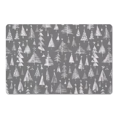 Gray Sketched Winter Trees Floor Mat By Designs Direct | 18 x 27" | Michaels®
