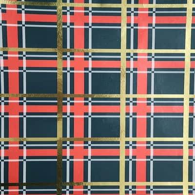 Green Check Kraft Premium Gift Wrap by Celebrate It™ | 30" x 6.6yd | Michaels®