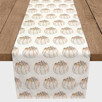 90" Chic Pumpkins Table Runner By Designs Direct in Orange | 16" x 90" | Michaels®