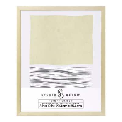 Home™ Gold Aluminum Frame by Studio Decor® | 8" x 10" | Michaels®