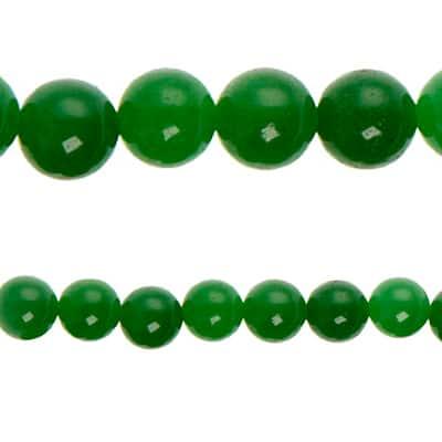 Green Dyed Quartzite Round Beads, 10mm by Bead Landing™ | 10 mm | Michaels®