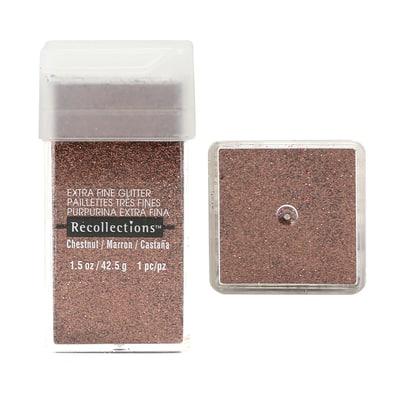 Extra Fine Glitter by Recollections™ 1.5 oz in Chestnut | Michaels®