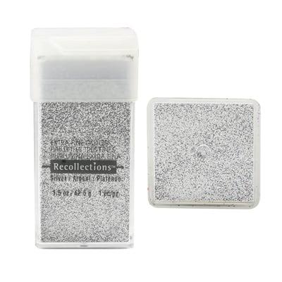 Extra Fine Glitter by Recollections™ 1.5 oz in Silver | Michaels®