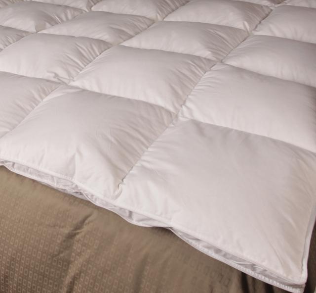 Maholi White Goose 233 Thread Count Feather Bed | Size: QUEEN | by TSC