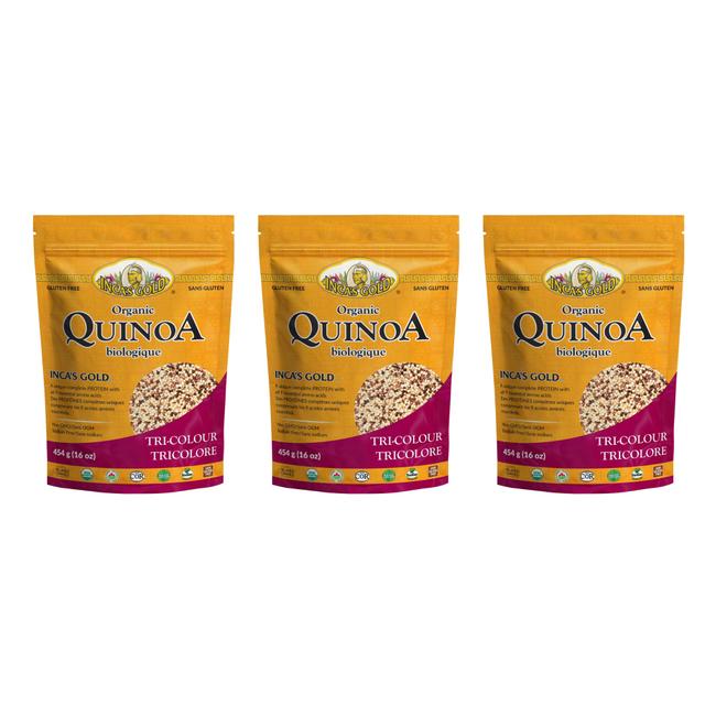 Inca's Gold Organic Quinoa Seeds Trio | Style: Tri Colour | by TSC