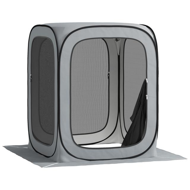 Outsunny Pop Up Screen Tent, UPF50+ Portable Camping Gazebo with Carry Bag | by TSC