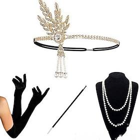 Dansaccessoires 1920s / Gatsby Dames Legering Kristaldetails Vintage / Kostuums Vermommingen Helm