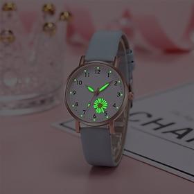 Mother's Day Gift for Women Quartz Watch Creative Luminous Leather Students Watch Girls Boys
