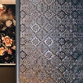 Glass Window Film Haitang Flower Glass With Chinese Style Window Film Bathroom Anti Glare And Anti Peeping Window Paper 45100CM